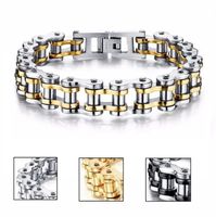 Armband Herren Edelstahl 316 L Glieder Kette Biker Rocker Massiv Baden-Württemberg - Öhringen Vorschau