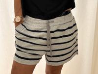 BOGNER Designer Sweat Shorts grau dunkelblau gestreift L-XL Bayern - Kirchseeon Vorschau