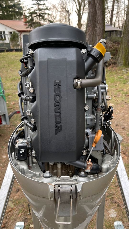Honda BF45 mit Langschaft, Fernschaltung, E-Start und Powertrim in Teupitz-Tornow