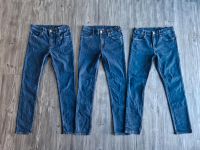 Top Zustand! H&M Skinny Fit Jeans Hosen - Gr. 158 / blau - denim Hessen - Naumburg  Vorschau