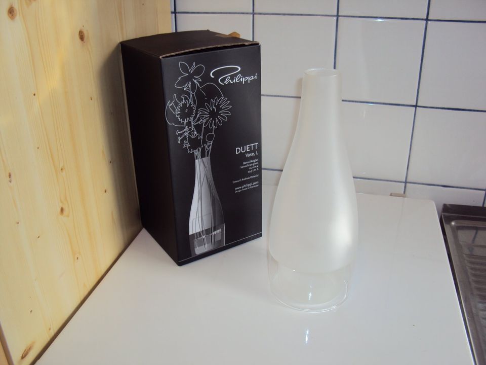 Design Blumenvase Philippi Duett L Art Borosilikatglas Floristik in Berlin