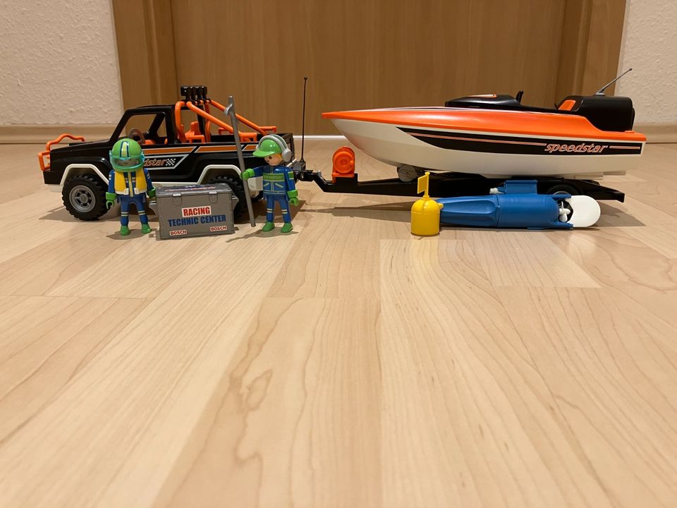 Playmobil Speedstar Rennboot mit Pick up (3399) in Quickborn