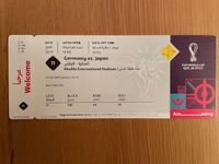 Ticket Spiel #11 Deutschland gegen Japan FIFA World Cup 2022 Baden-Württemberg - Weilheim Vorschau