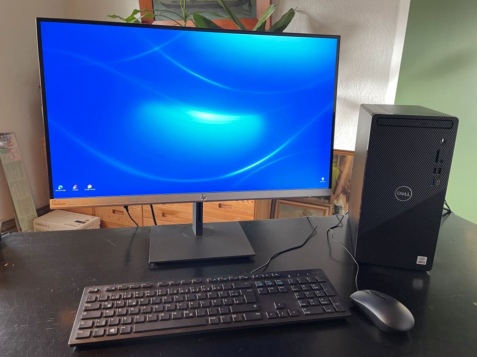 Dell PC Intel i5 und HP 4K UHD IPS Display - Monitor 27 Zoll - in Oldenburg