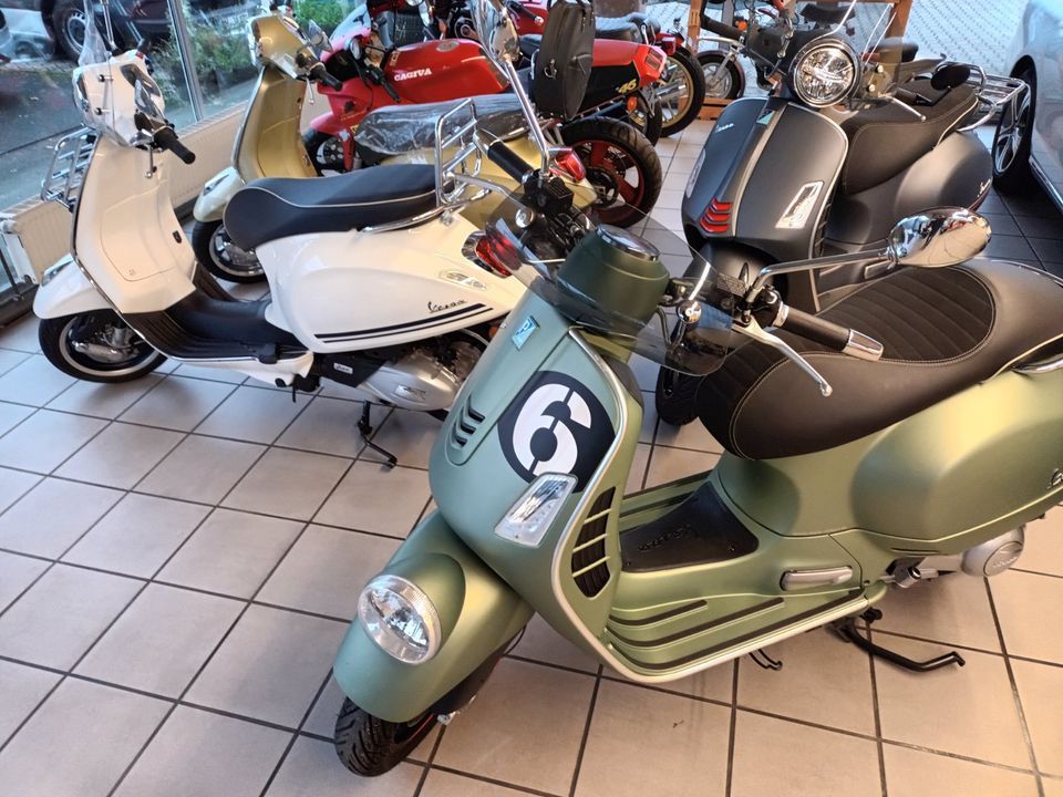 Vespa Sprint 25 Mofa 50 + offen CUSTOM Neuaufbau Einzelstück matt in Bergheim