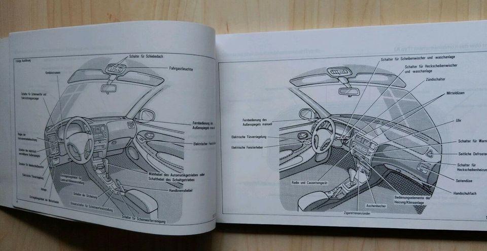 Toyota Corolla Betriebsanleitung "1995" Bedienungsanleitung - Han in Hamburg