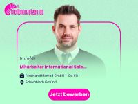 Mitarbeiter International Sales Support Baden-Württemberg - Schwäbisch Gmünd Vorschau