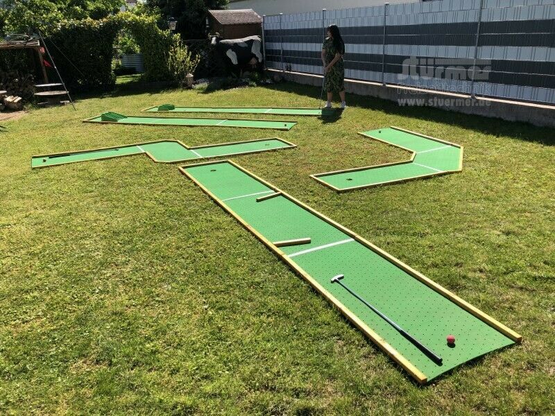 Minigolf mieten, NEU: Mehr und größere Bahnen zum kleineren Preis in Saarwellingen