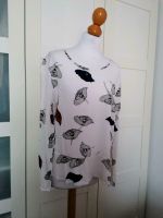 S. Oliver Bluse schwarz weiß Blumen S.Oliver Shirt Volants 40 42 Bayern - Erlenbach am Main  Vorschau