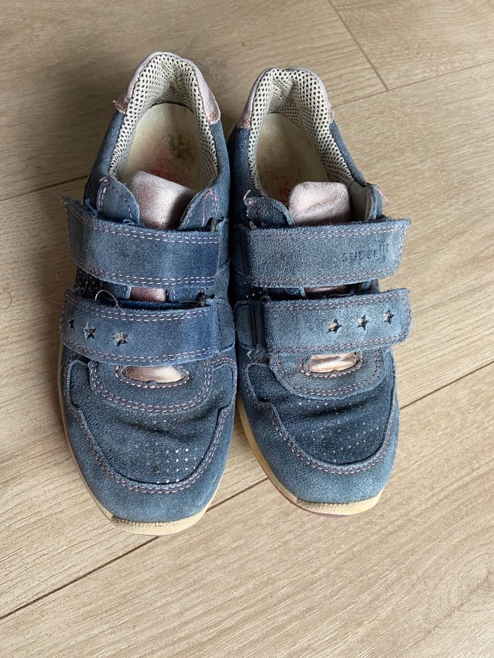 Superfit Mädchen Kinder sneaker blau mit Stern in Sulzbach-Rosenberg