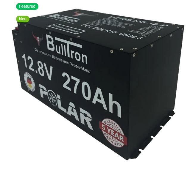 BullTron 270Ah LiFePO4 12.8V Polar Akku aktiv Balancer Bluetooth in Hannover