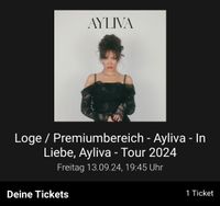 Loge / Premiumbereich - Ayliva - In Liebe, Ayliva - Tour 2024 Rheinland-Pfalz - Lambsheim Vorschau