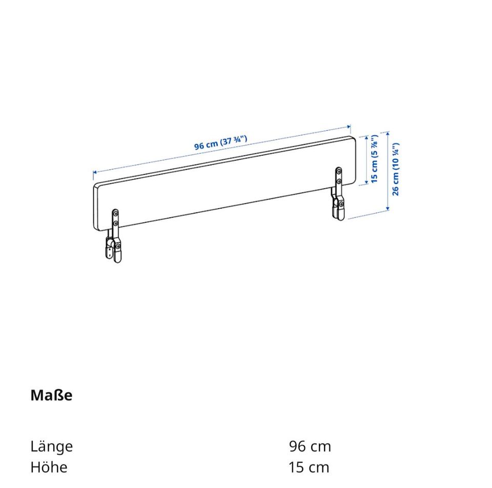 IKEA Nattapa Rausfallschutz Kinderbett in Lichtenau