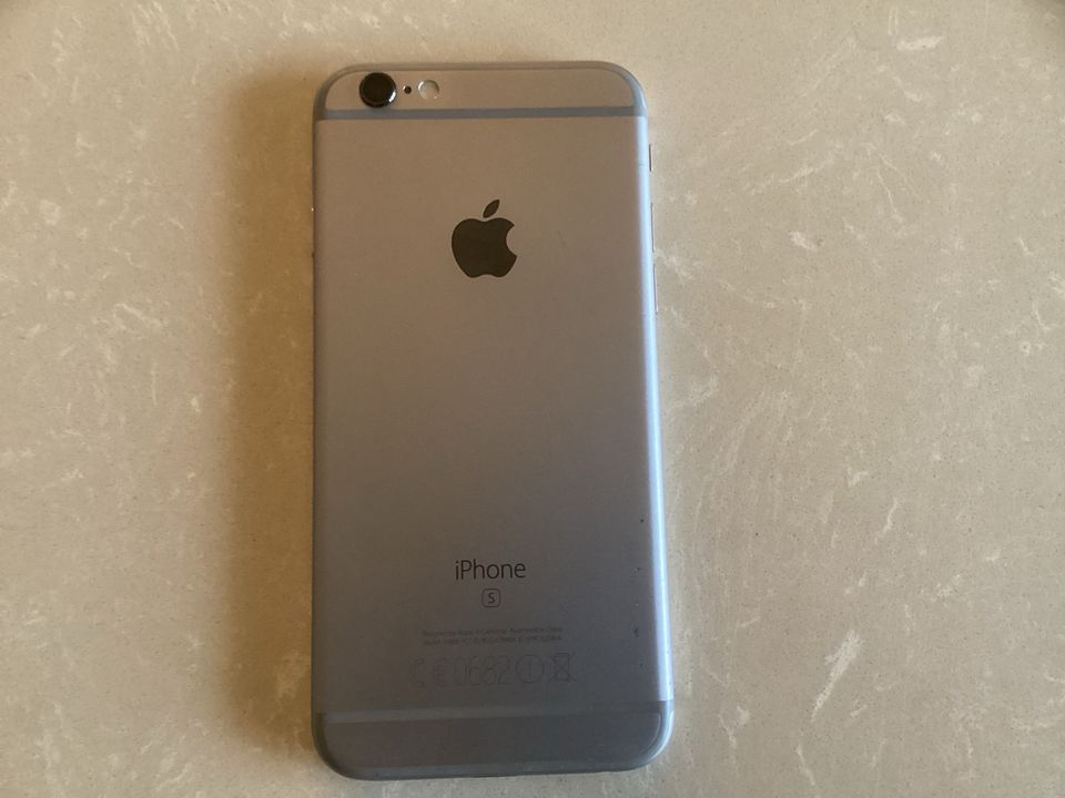 iPhone 6s Wi-Fi + Cellular  spacegrau 128 GB  AKKU NEU in Schönberg (Mecklenburg)