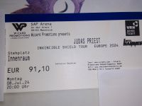 Judas Priest, Ticket 8.7.24, Mannheim Rheinland-Pfalz - Germersheim Vorschau