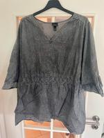Bluse Ulla Popken Jeansoptik grau Größe 54-56 Bayern - Straubing Vorschau