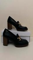 Elegante schwarze Slipper von Catwalk mit einem 8 cm Rheinland-Pfalz - Oberlahr Vorschau