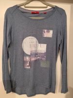 Langarmshirt S’Oliver, hellblau, mit Print vorn, Gr 38 Hessen - Kassel Vorschau