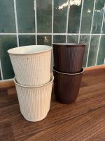 4 x house doctor berica cups becher geriffelt braun beige Hamburg-Mitte - Hamburg Neustadt Vorschau