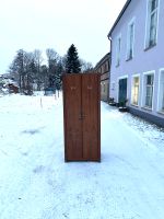 Vintage Holzspind, Alter Spind, Werkstattschrank, Antiker Schrank Sachsen - Strahwalde Vorschau