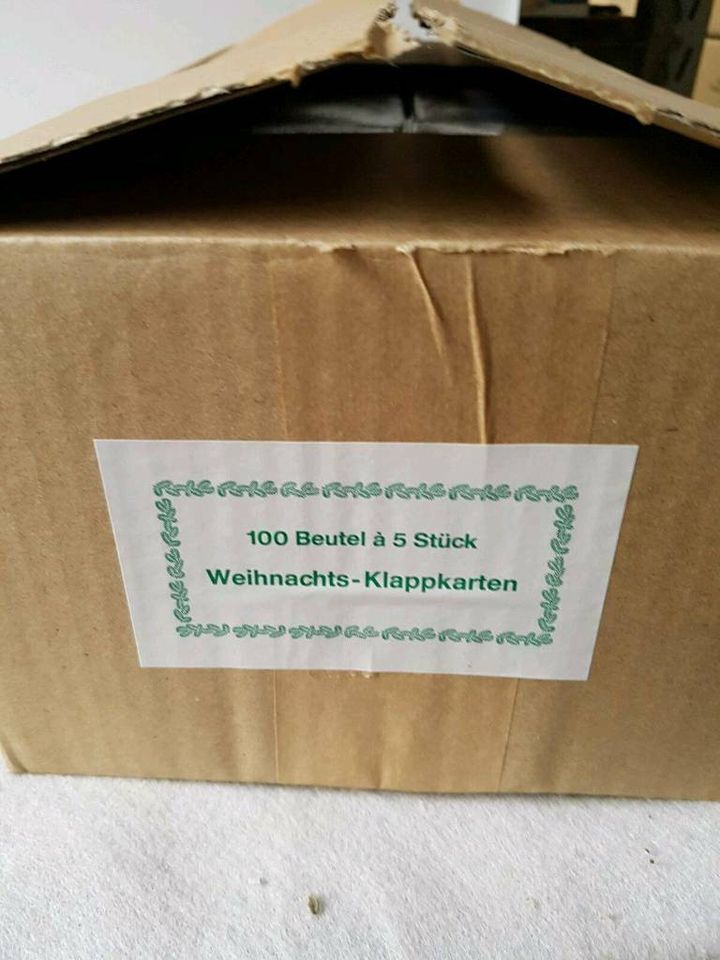 8000 Stück Weihnachts- und Neujahrskarten Posten in Eisleben