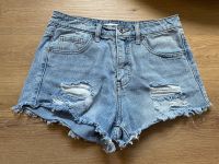 Miss London Jeans Short destroyed highwaist S 36 Bayern - Deining Vorschau