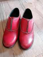 Girotti Schuhe Schlupfschuhe Slipper Leder Magenta rot Perlen 40 Sachsen - Radeberg Vorschau