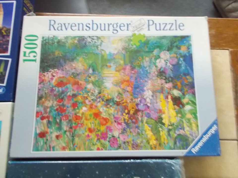 10 Puzzle 1000 / 1500 Teile 2 davon NEU in Edewecht