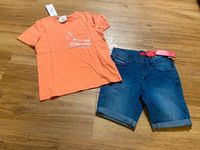 Neue s.Oliver Jeansshort reg. Gr. 140 Seattle & T-Shirt Gr. 140 Bayern - Gersthofen Vorschau