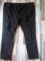 Ripped / Destroyed Jeans, schwarz, 6XL, shein, Elasthan Berlin - Rudow Vorschau