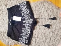 Neu mit Etikett Zara Bindehose S 36 schwarz weiß Muster Blumen Köln - Zollstock Vorschau