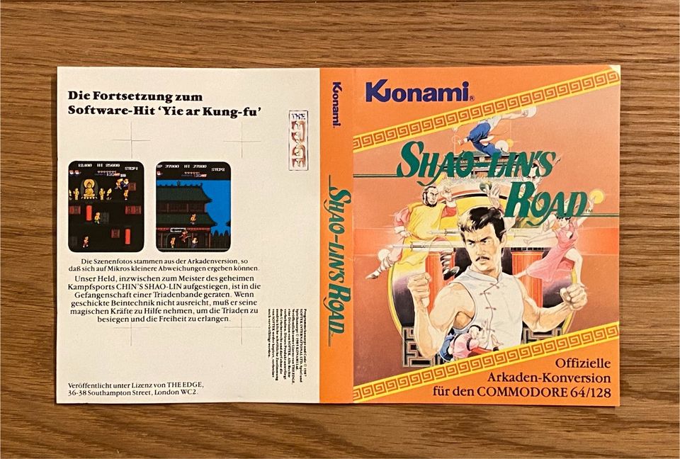 Computerspiel SHAO LIN‘S ROAD Konami Commodore C64 / 128 Cassette in Schorndorf