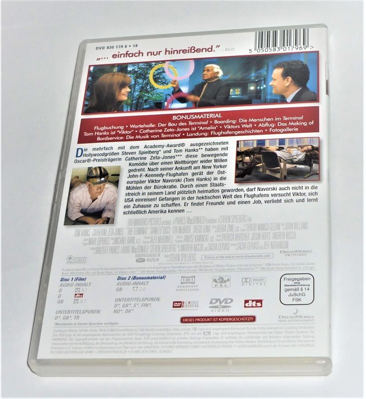 TERMINAL - 2 DVDs Special Edition – Steven Spielberg, Tom Hanks, in München