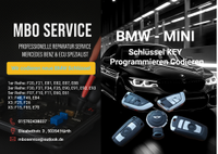 BMW MINI Schlüssel KEY Programmieren Codieren 1er 3er5erX1X3X5er Nordrhein-Westfalen - Hürth Vorschau