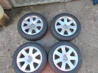 Audi VW Alufelgen Winter Reifen Kompletträder 5x112 205/55R16 Sachsen-Anhalt - Teutschenthal Vorschau