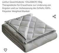 Therapiedecke /Gewichtsdecke 10 kg Niedersachsen - Wittmund Vorschau