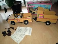 Barbie Vintage 1973 Western Jeep und Pferdeanhänger Bayern - Wartenberg Vorschau