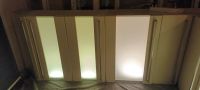 Hängeschränke mit Glastüren und -böden (90 cm hoch), beige-/creme Nordrhein-Westfalen - Remscheid Vorschau