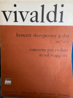 Noten für Geige und Klavier Vivaldi G-Dur op. 7, nr. 2 Dresden - Dresdner Heide Vorschau