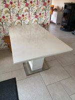 Tisch ausziehbar weiß  Hochglanz Esszimmer 160-240x90cm Niedersachsen - Wittingen Vorschau
