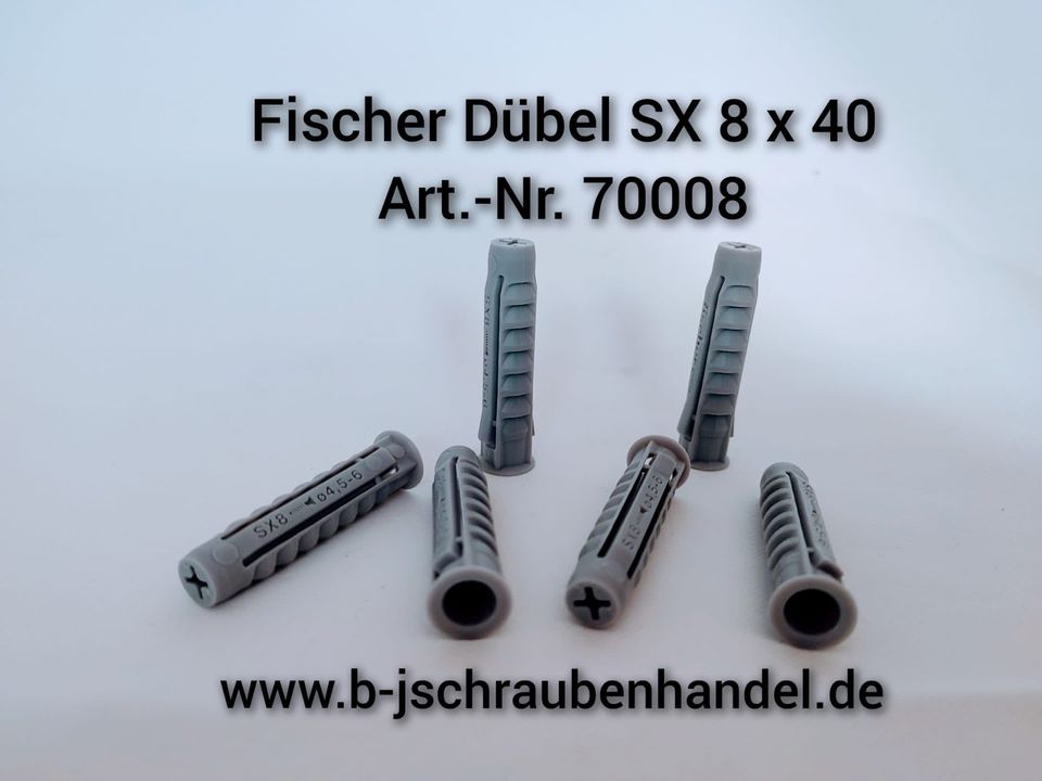 Fischer Dübel SX 8x40 Art. Nr: 70008 VE 100 Stk. in Bielefeld