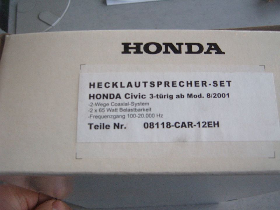 Lautsprecher Honda Civic 08118-CAR-12EH neu orginal Zubehör in Gera