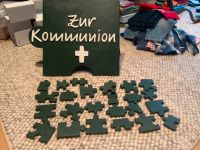 Deko Kommunion Puzzle Puzzleteil grün Holz Saarland - Tholey Vorschau