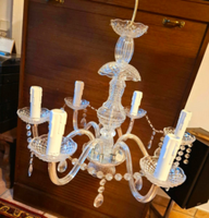 Kronleuchter / Lampe - transparent zeitlos stilvoll, retro Bergedorf - Hamburg Billwerder Vorschau