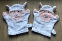 4 x Kinder Spiel- und Wasch-Handschuhe in Tierform Esel & Schaf Horn-Lehe - Lehesterdeich Vorschau
