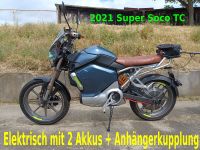 2021 Super Soco TC - 2 Akkus, 2 Farben & AHK + viel Zubehör Sachsen-Anhalt - Halle Vorschau