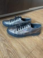 Sneaker / Stoffschuh Silber Metallic von Superga 39.5 Hessen - Bad Arolsen Vorschau