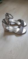 Sandalen mit Absatz Gr.39 Gold Absatzschuhe 39 Sandalette Rheinland-Pfalz - Görgeshausen Vorschau