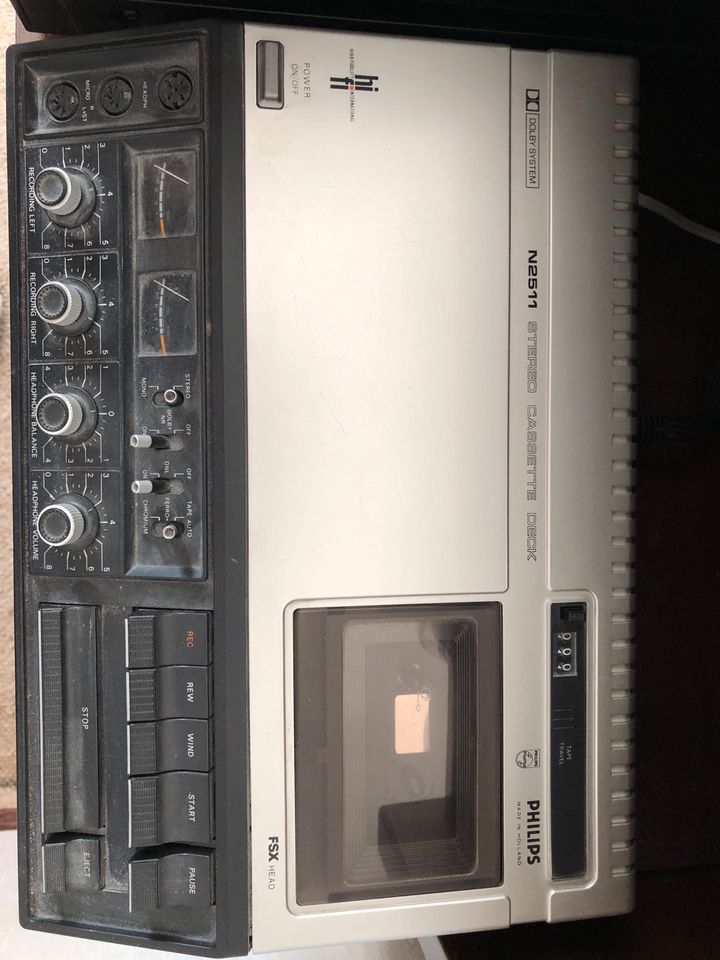 Philips N2511 Stereo Cassette Deck in Holzminden