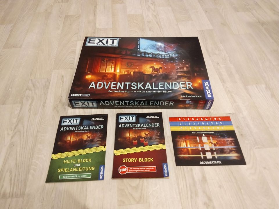 Exit Kosmos Adventskalender neuwertig Rätsel Escape Room Lautlose in Langenhagen